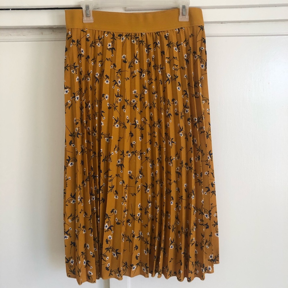 Gold Midi Andi + James skirt M/L